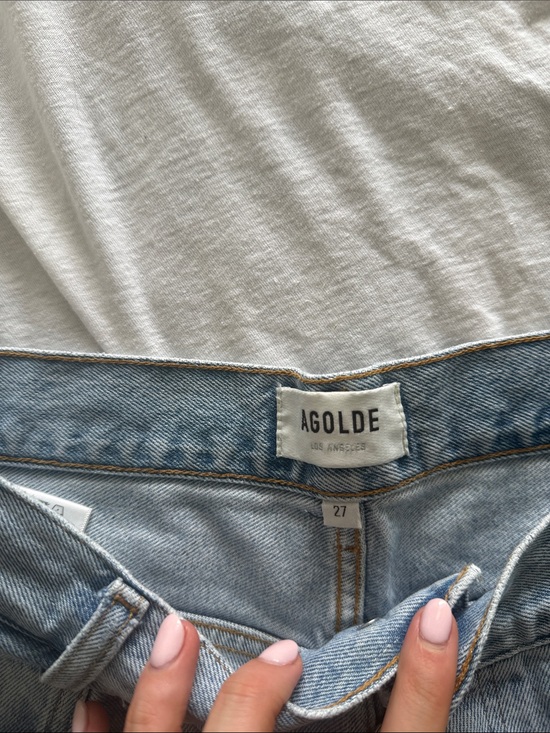 Agolde Denim - Agolde Light Blue Denim Jeans